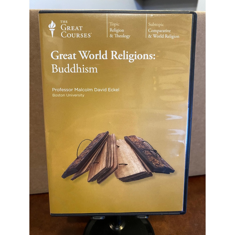 The Great Courses Great World Religions Buddhism 2 DVD Set Malcolm David Eckel